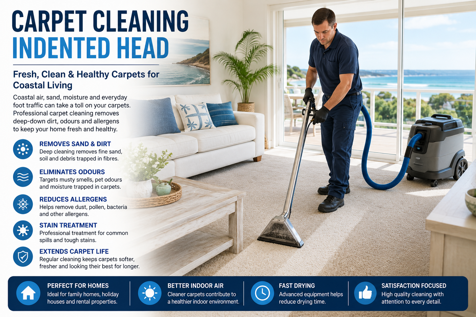 Carpet Cleaning Indented Head